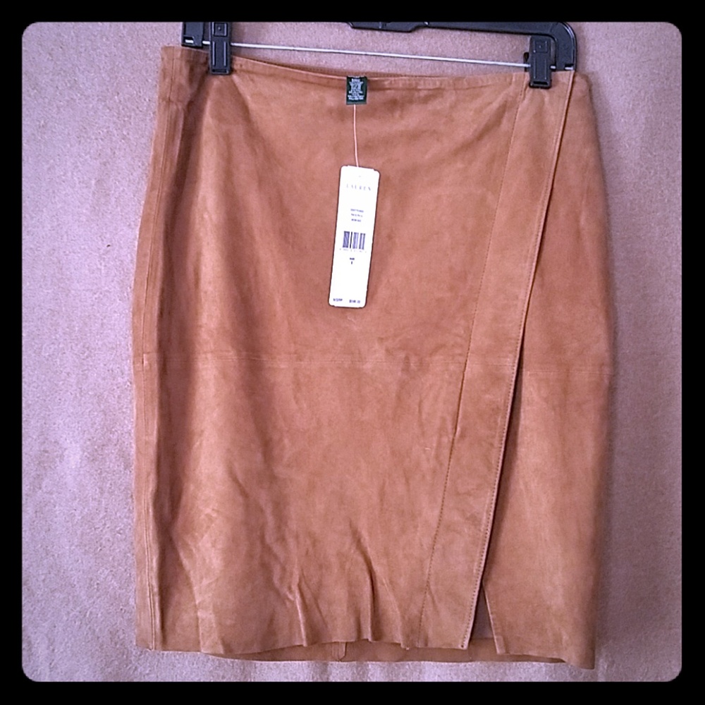 Ralph Lauren leather skirt